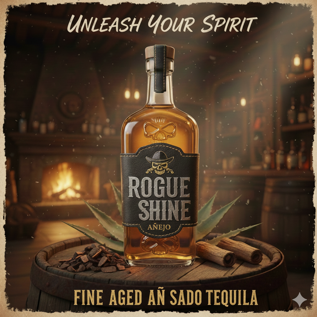 Rogue Shine Anejo 750 ML